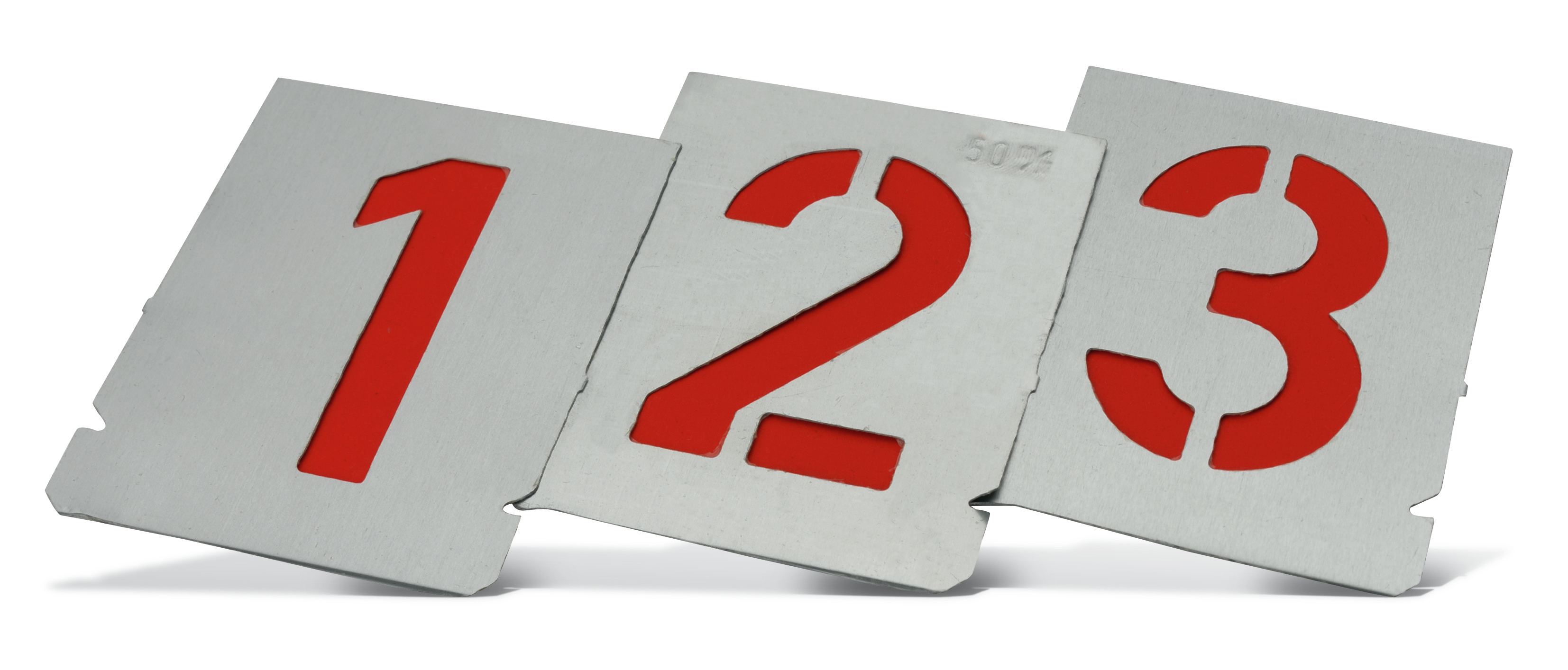 Metal number stencils Pajarito Metal number stencils Pajarito