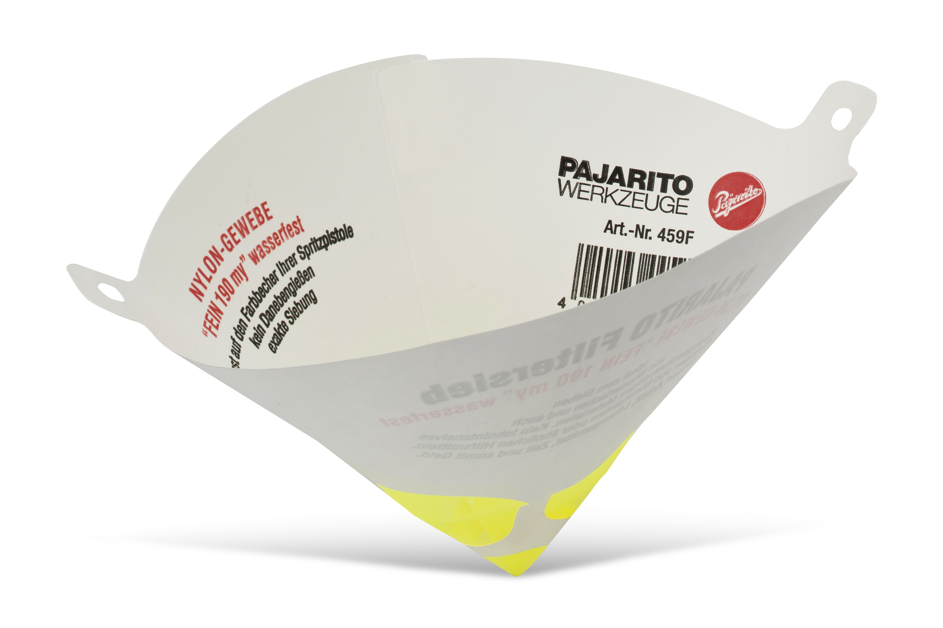 Disposable sieve Pajarito